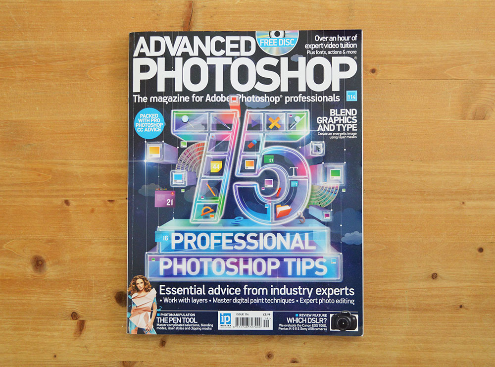 Advanced Photoshop Magazine Cover