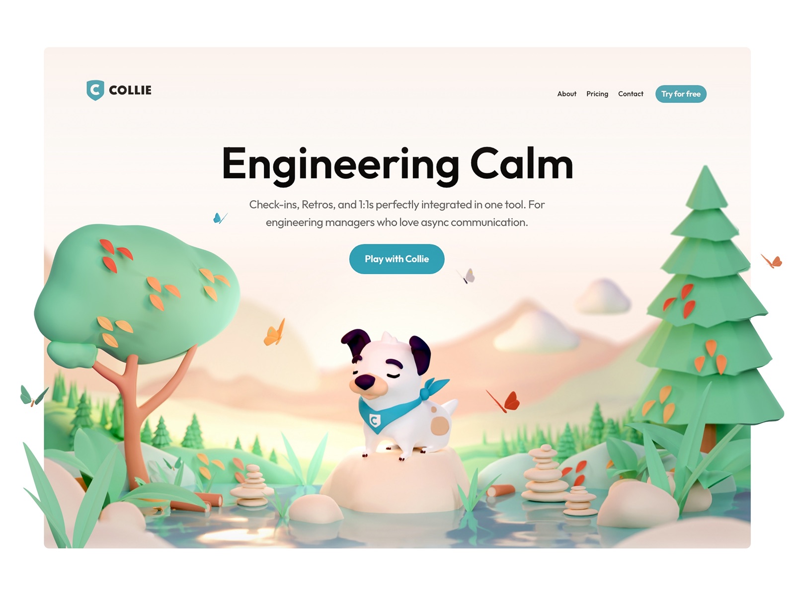 Collie website design