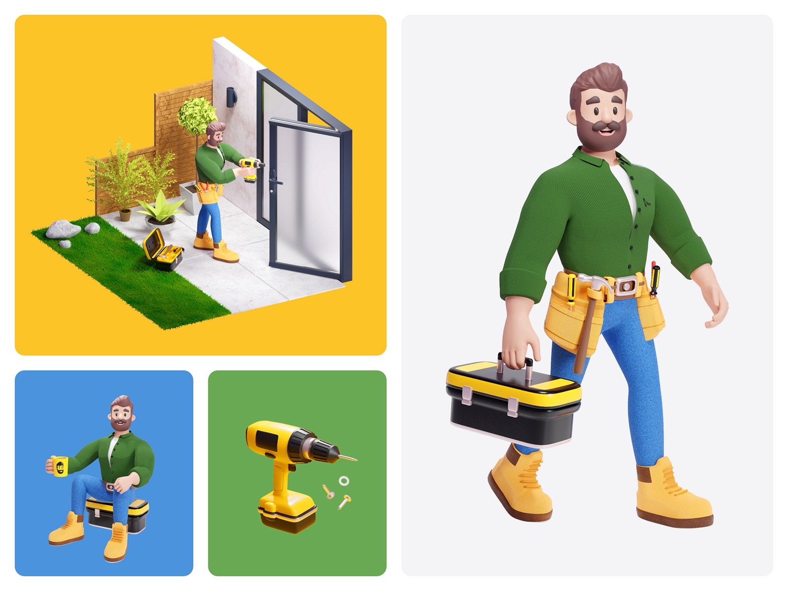FitterPal 3d character