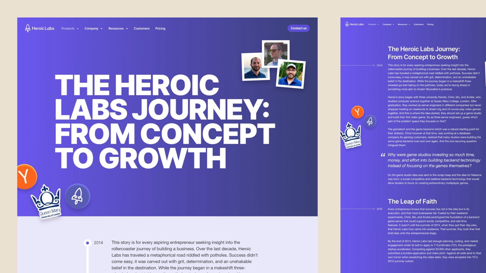 Heroic Labs journey illustration
